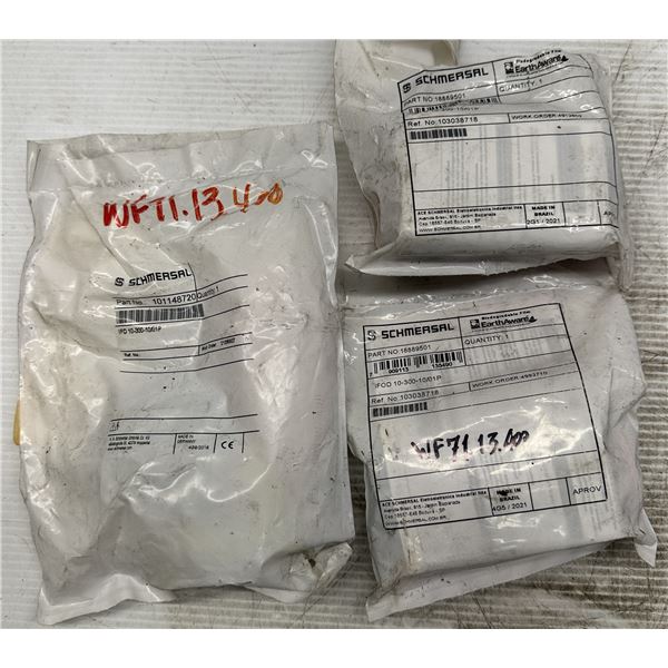 Lot of (3) Schmersal Proximity Switches 1-#101148720 & 2-#18889501