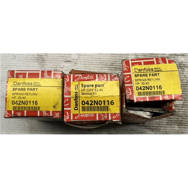 (3) Danfoss #042N0116 Service Kits