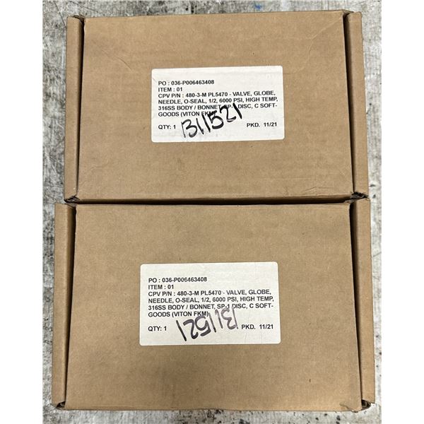 (2) CVS #PL5470-C Check Valves