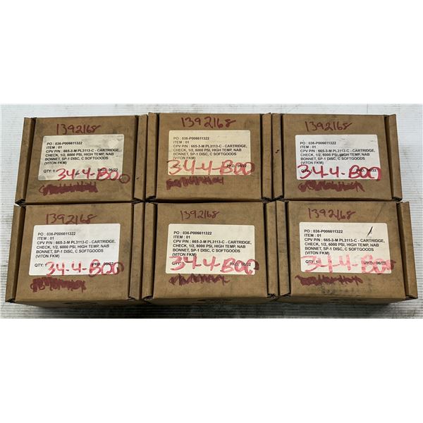 Lot of (6) CPV #PL3113-C Cartridges