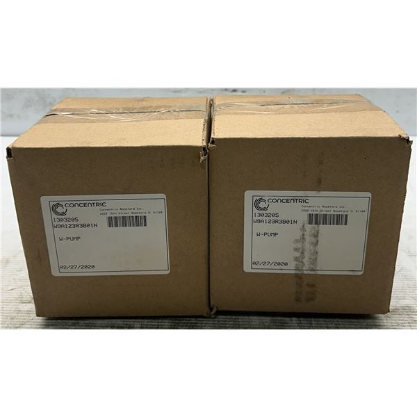 (2) Concentric # 1303205 W-Pump W9A123R3B01N