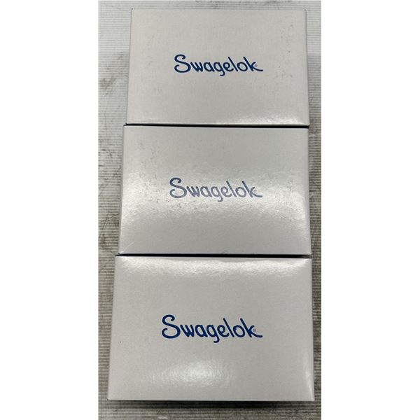 (3) Swagelok #SS-8GBS12-JL Ball Valves