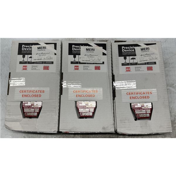 (3) BS&B Safety #24000190-1 Rupture Disc Burst Pressure 57 PSI(G) @ 55 Degrees