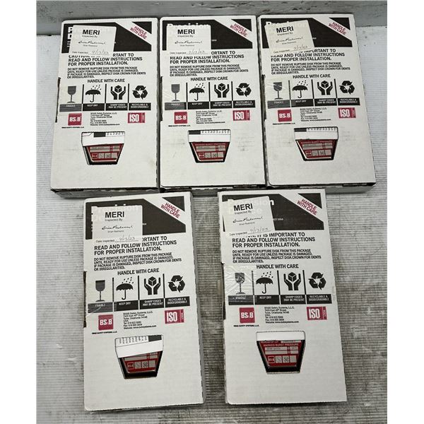 (5) BS&B Safety #23002431-1 Rupture Disc Burst Pressure 3540PSI(G) @ 25 Degrees C