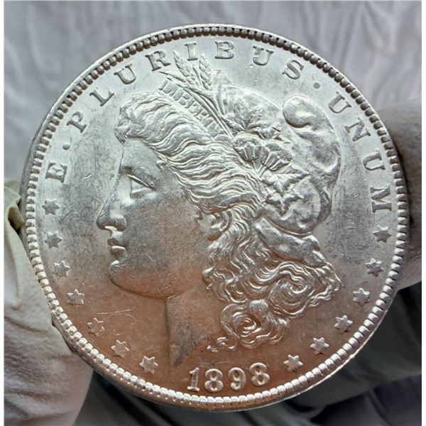 MORGAN SILVER DOLLAR - 1898