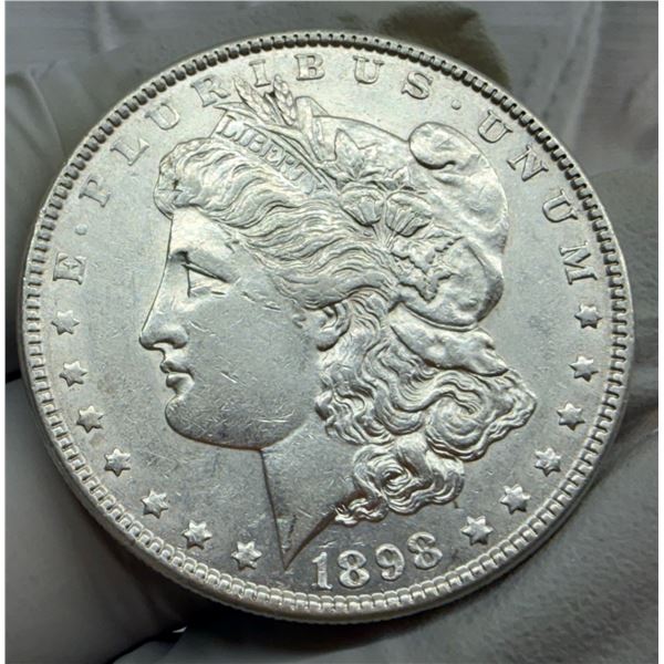 MORGAN SILVER DOLLAR - 1898