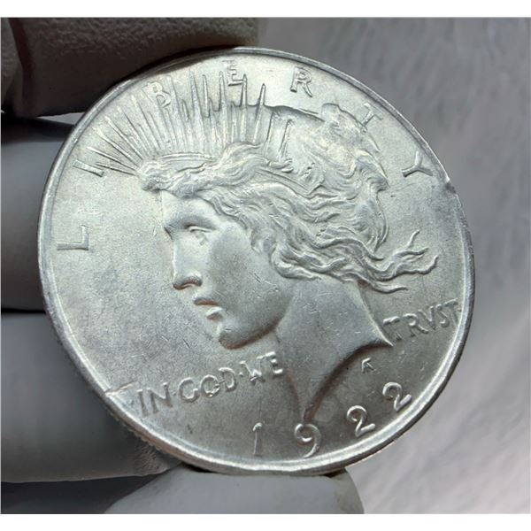 PEACE SILVER DOLLAR - 1922