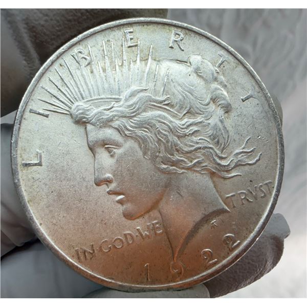 PEACE SILVER DOLLAR - 1922