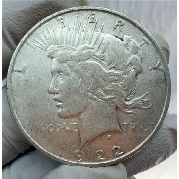 PEACE SILVER DOLLAR - 1922
