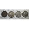 Image 19 : FOUR DESIGNS OF THE US HALF DOLLAR: BARBER SILVER HALF DOLLAR - 1908O; WALKING LIBERTY SILVER HALF D