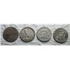 Image 20 : FOUR DESIGNS OF THE US HALF DOLLAR: BARBER SILVER HALF DOLLAR - 1908O; WALKING LIBERTY SILVER HALF D