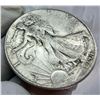 Image 6 : THREE DESIGNS OF THE US HALF DOLLAR: WALKING LIBERTY SILVER HALF DOLLAR, 1944; BEN FRANKLIN SILVER H