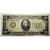 Image 1 : $20 UNITED STATES FEDERAL RESERVE NOTE – SERIES OF 1934B, LIGHT GREEN TREASURY SEAL - ISSUE