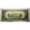 Image 2 : $20 UNITED STATES FEDERAL RESERVE NOTE – SERIES OF 1934B, LIGHT GREEN TREASURY SEAL - ISSUE