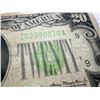 Image 4 : $20 UNITED STATES FEDERAL RESERVE NOTE – SERIES OF 1934B, LIGHT GREEN TREASURY SEAL - ISSUE