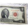 Image 6 : $2 UNITED STATES NOTE - SERIES 1953 - RED TREASURY SEAL; LOT OF 2