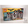 Image 1 : Lego "The Batman Movie" set no. 70912 Arkham Asylum, box has been opened but set appears complete, h