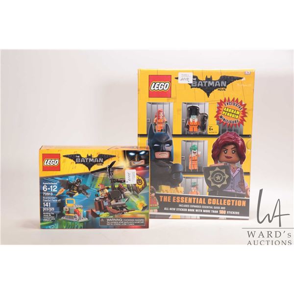 Lego "The Batman Movie" set no. 70913 Scarecrow Fearful Face-Off, and "The Essential collection stic