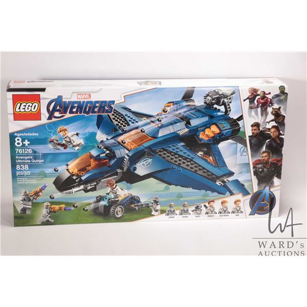 Lego "Marvel Avengers" set no. 76126 Avengers Ultimate Quinjet, new in factory sealed box
