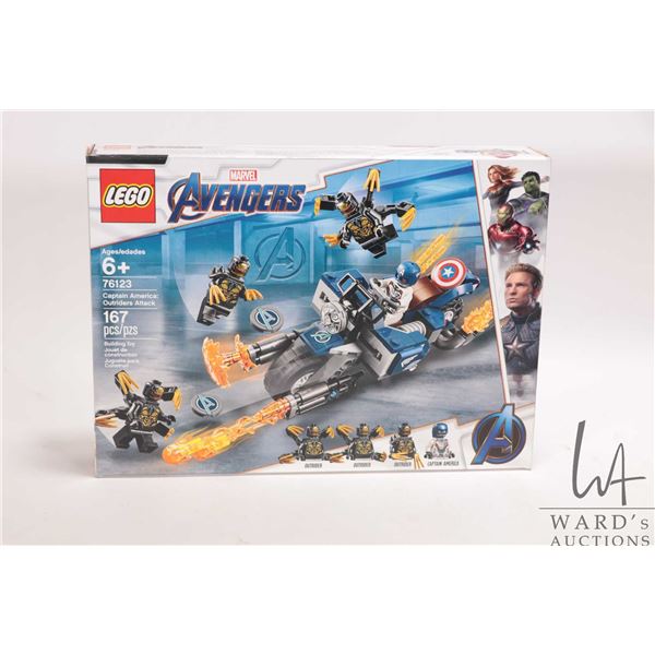 Lego "Marvel Avengers" set no. 76123 Captain American Outriders Attack, new in factory sealed box