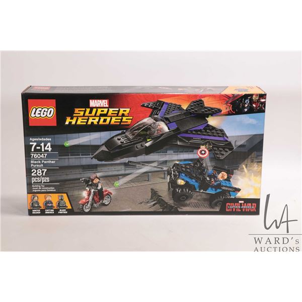 Lego "Marvels Super Heroes", set no. 76047 Black Panther Pursuit, new in factory sealed box