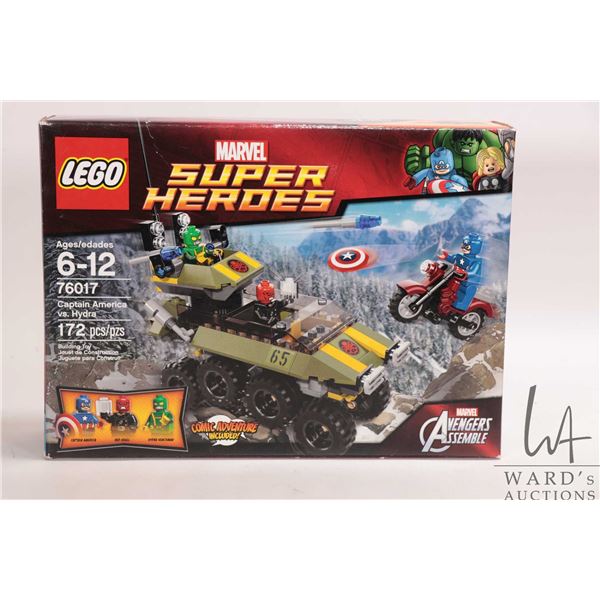 Lego "Marvel Super Heroes" set no. 76017 Captain American vs Hydra, new in factory sealed box