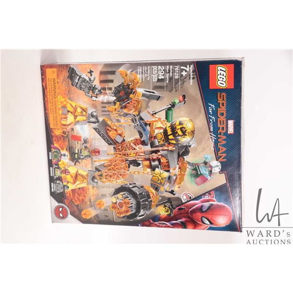 Lego "Marvel Spider-Man" set no. 76128 Molten Man Battle, new in factory sealed box