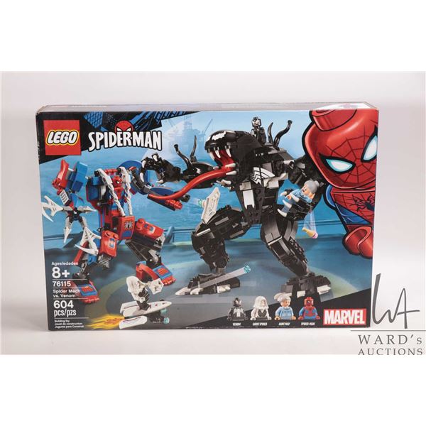 Lego "Marvel Spider-Man" set no. 76115 Spider Mech vs. Venom, new in factory sealed box