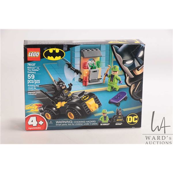 Lego "DC Comics" set no. 76137 Batman vs. The Riddler Robbery, new in factory sealed box