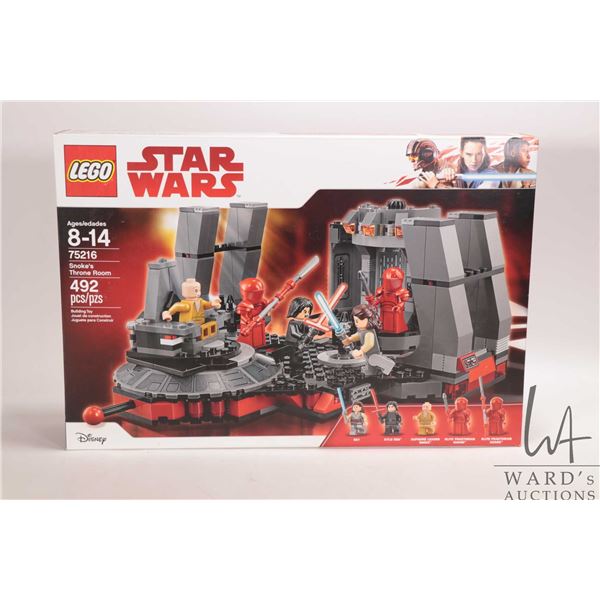 Lego "Star Wars" set no. 75216 Snoke's Throne Room, new in factory sealed box
