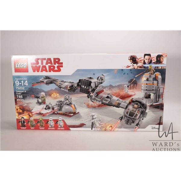 Lego "Star Wars" set no. 75202 Defense of Crait, new in factory sealed box
