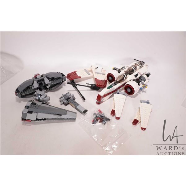 Lego "Star Wars" no.7663-1 SW Sith Infiltrator and 8088 ARC-170 Starfighter, both appears complete o