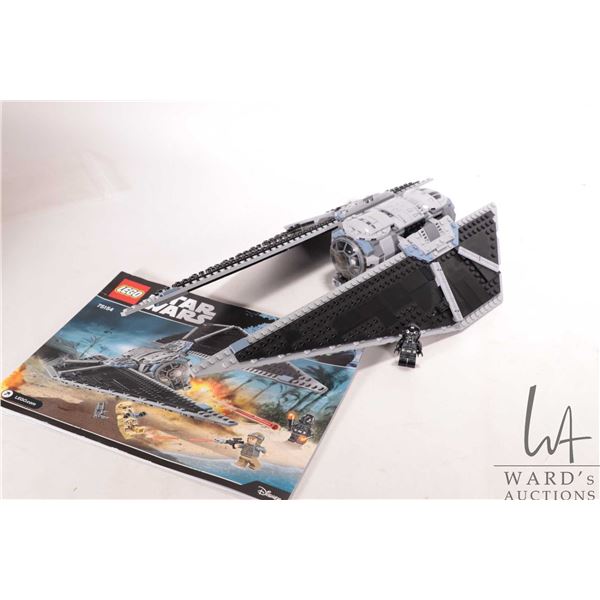 Lego "Star Wars" pre-built set no 75154 TIE Striker, vehicle appears complete, completeness is not c