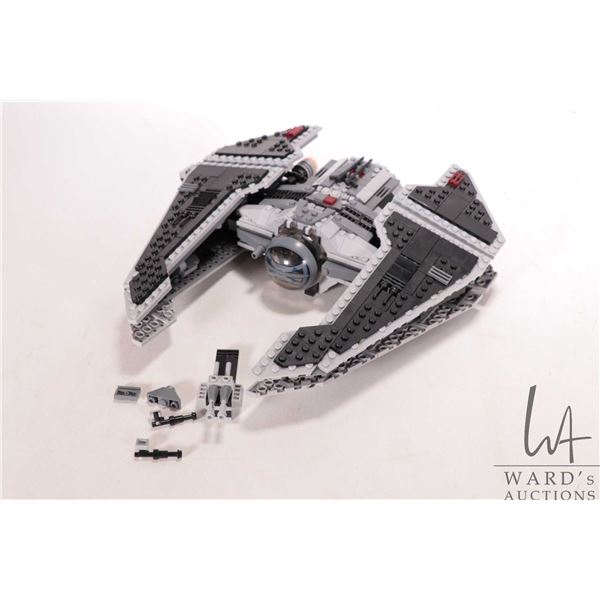Lego "Star Wars" pre-built set no. 9500 Sith Fury-Class Interceptor, vehicle appears complete, compl