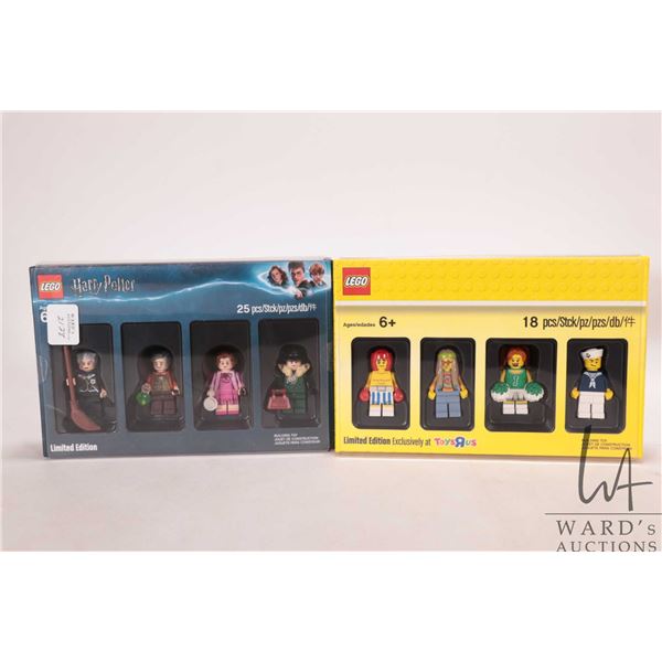 Two Lego four figure mini sets including ToysRus Exclusive Bricktober (4/4 2017) and Harry Potter (2