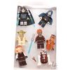 Image 1 : Lego " Star Wars" mini figures including Barriss Offee with black hood and cape, Barris Offee with b