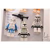 Image 3 : Lego "Star Wars" mini figures including three Bomb Squad Clone Troopers, Special Forces Commander, C