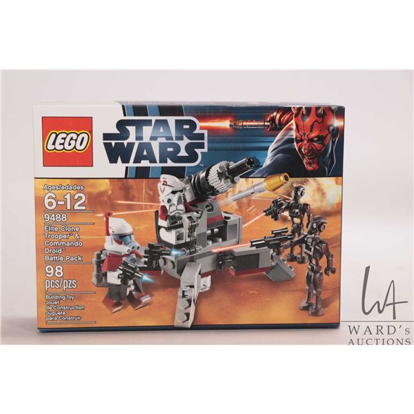 Lego "Star Wars" set no. 9488 Elite Clone Trooper and Commando Droid Battle Pack, new in factory sea