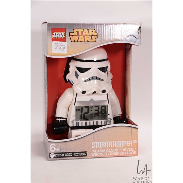 Lego "Star Wars" Stormtrooper alarm clock, new in package