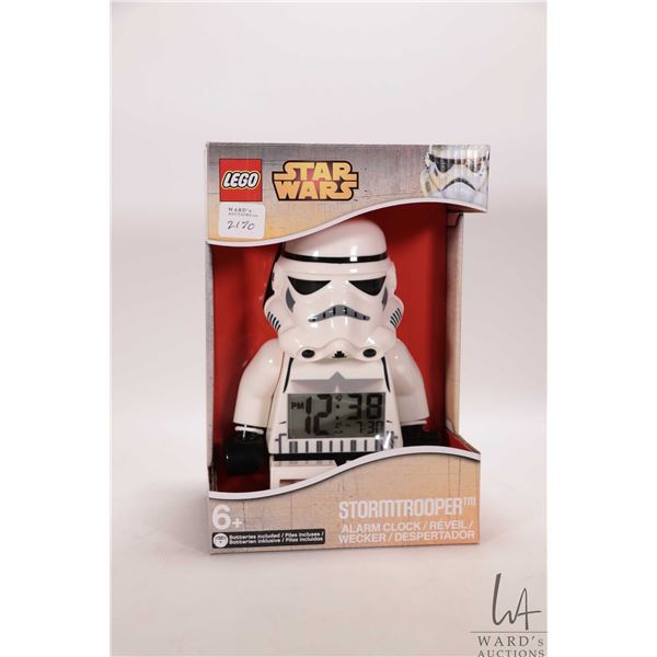 Lego "Star Wars" Stormtrooper alarm clock, new in package