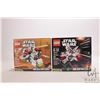 Image 1 : Two Lego "Star Wars" series 2 Microfighters including 75072 and 75076, both new in factory sealed bo
