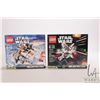 Image 1 : Two Lego "Star Wars" series 2 Microfighters including 75072 and 75074, both new in factory sealed bo