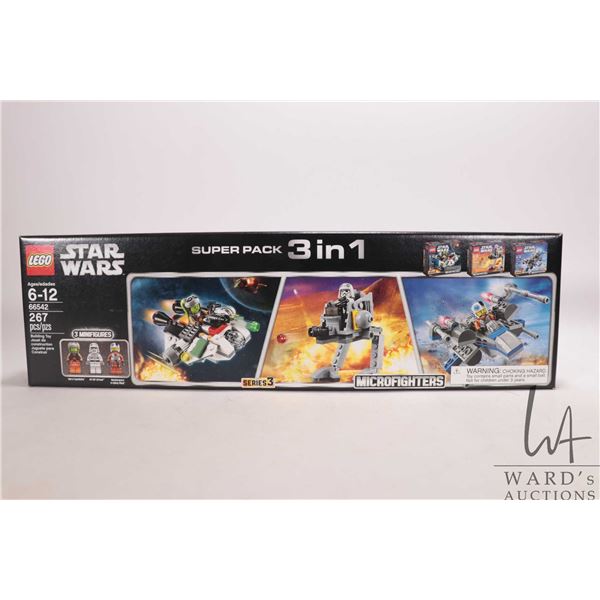 Lego "Star Wars" series 3 Microfighters set no. 66542, new in factory sealed box