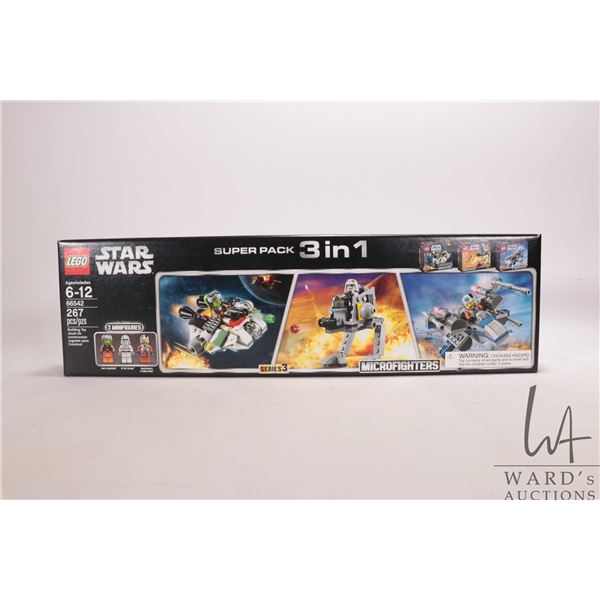 Lego "Star Wars" series 3 Microfighters set no. 66452, new in factory sealed box