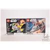 Image 1 : Two Lego "Star Wars" series 6 Microfighters including 75223 and 75224, both new in factory sealed bo
