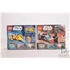 Image 2 : Two Lego "Star Wars" series 6 Microfighters including 75223 and 75224, both new in factory sealed bo