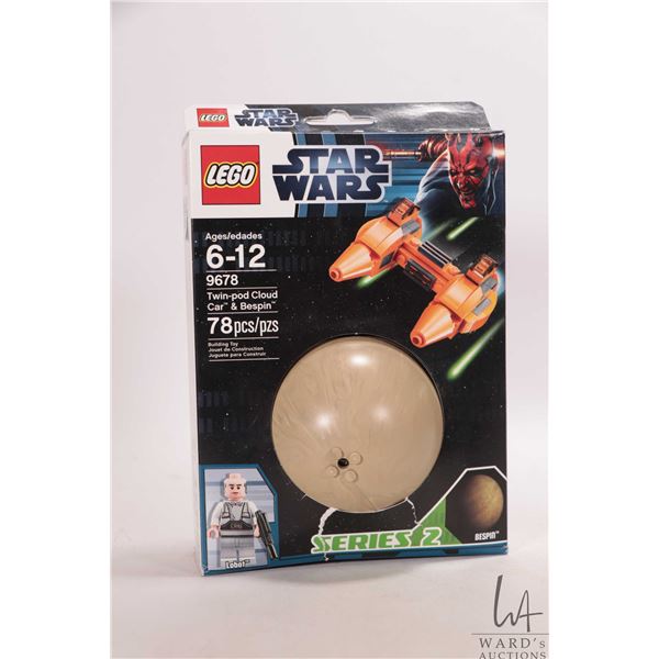 Lego "Star Wars" series 2 no. 9678 Twin-Pod Cloud Car and Bespin, new in factory sealed box