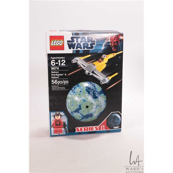 Lego "Star Wars" series 1 no. 9674 Naboo Starfighter & Naboo, new in factory sealed box