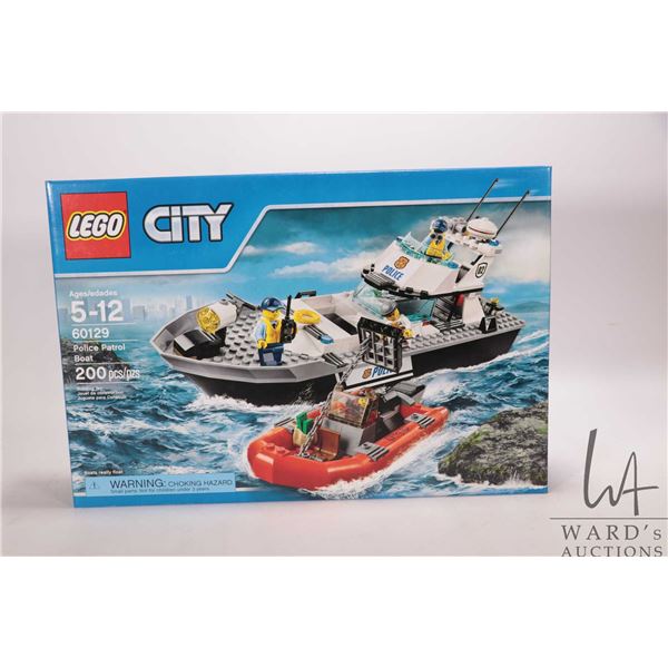 Lego "Lego City" no. 60129 Police Patrol Boat, new in factory sealed box