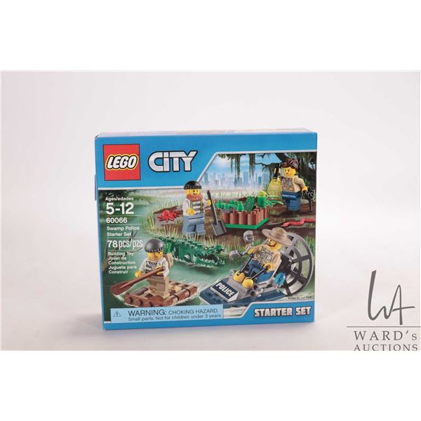 Lego "Lego City" no. 60066 Swamp Police Starter Set, new in factory sealed box